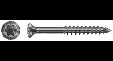 SPAX 0467040400453 Houtschroef 4 mm 45 mm T-STAR plus RVS A2 100 stuk(s)
