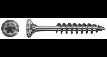 SPAX 25170404505021 Houtschroef 4.5 mm 50 mm T-STAR plus RVS A2 200 stuk(s)