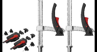 Bessey MFT-A Actieset met spangereedschap voor het werken op de tafel Spanbreedte (max.):150 mm Afm. werkbereik:80 mm
