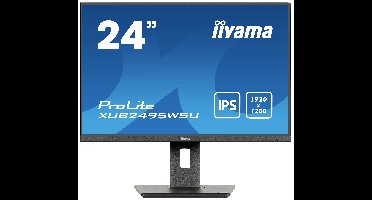 Iiyama ProLite XUB2495WSU-B7 LED-monitor Energielabel D (A - G) 61.2 cm (24.1 inch) 1920 x 1200 Pixel 16:10 4 ms HDMI, DisplayPort, Hoofdtelefoon (3.5 mm