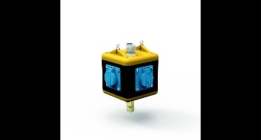 Bals Elektrotechnik 57119 Stekkerdooskubus Zwart