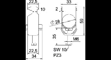 OBO Bettermann 1186322 Beugelklem 1 stuk(s)