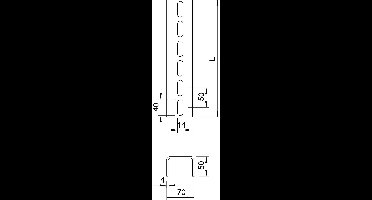 OBO Bettermann 6479308 U-steun (l x b x h) 6 m x 70.00 mm x 50.00 mm 1 stuk(s) Grijs