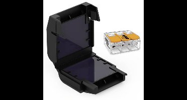 CellPack 410357 EASY-PROTECT/413 Gelbox voor verbindingsklemmen Flexibel: 0.5-6 mm² Massief: 0.5-6 mm² 1 stuk(s) Zwart