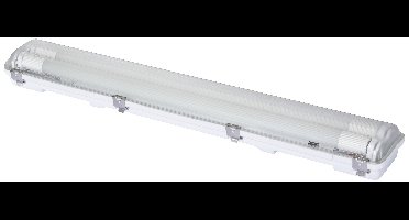 Sygonix LED-kuiplamp voor vochtige ruimte LED-buis T8 18 W Neutraalwit Grijs