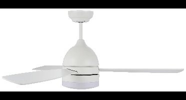 Lucci AIR Vector Plafondventilator 35 W (Ø x h) 130 cm x 10 cm Wit Met afstandsbediening