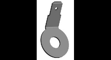 Vogt Verbindungstechnik 3869n45.60 Plug-tong Insteekbreedte: 6.30 mm Insteekdikte: 0.8 mm 45 ° 500 stuk(s)
