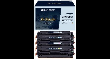 G&G Toner vervangt Canon, HP 203X Compatibel Combipack Zwart, Cyaan, Magenta, Geel GS-H203X-4P