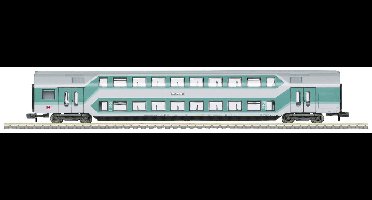 MiniTrix 18418 N dubbeldeksrijtuig DBz 750, 2e klas van de DB AG