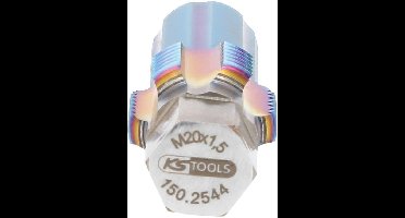 KS Tools 150.2544 Schroefdraad natapper M20 x 1.5 Speciaal gereedschapsstaal 1 stuk(s)