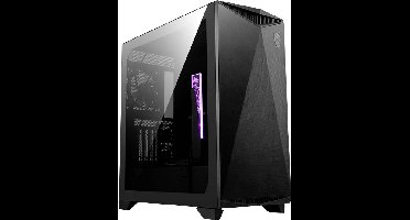 MSI MPG GUNGNIR 300P AIRFLOW Midi-tower PC-behuizing Zwart 3 voorgeïnstalleerde ventilators, 1 voorgeïnstalleerde ventilator, Stoffilter, Zijvenster