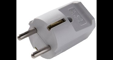 Martin Kaiser 519oT/gr Stekker met randaarde Polyamide 6 250 V Grijs IP20