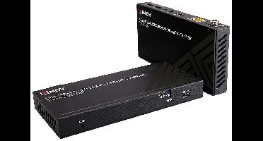 LINDY Cat.6 HDBaseT KVM Extender HDBaseT-extenderset (zender + ontvanger) HDMI, Infrarood, USB-A 2.0 Via netwerkkabel RJ45 150 m