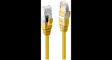 LINDY 47863 RJ45 Netwerkkabel, patchkabel CAT 6A S/FTP 1.50 m Geel 1 stuk(s)