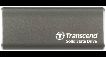Transcend ESD265C 2 TB Externe SSD harde schijf USB-C Iron Gray TS2TESD265C