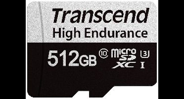 Transcend USD350V microSD-kaart Retail 512 GB UHS-I, Class 10, v30 Video Speed Class