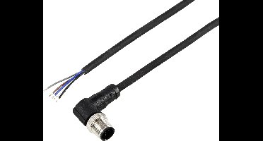 TRU COMPONENTS TC-12833140 Sensor/actuator aansluitkabel M12 Aantal polen (sensoren): 5 Stekker, haaks 2 m 1 stuk(s)