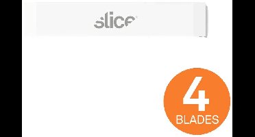 Slice 10535 Keramische reservemesjes, smalle beitelklingen, dubbelzijdig 4 stuk(s)