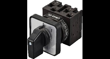 TRU COMPONENTS TC-LW40-20 C04/2A48I Nokkenschakelaar 20 A 690 V 1 x 45 ° Zwart, Grijs 1 stuk(s)