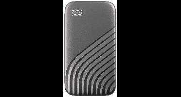 Western Digital My Passport 4 TB Externe SSD harde schijf USB-C Grijs WDBAGF0040BGY-WESN