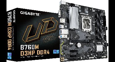 Gigabyte B760M D3HP DDR4 Moederbord Socket Intel LGA 1700 Vormfactor Micro-ATX Moederbord chipset Intel® B760 Express