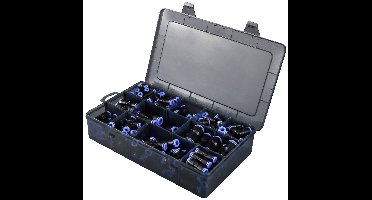 TRU COMPONENTS Pneumatische connector TC-12879280 TC-Fitting kits-A Buis-Ø: 4 mm, 6 mm, 8 mm, 10 mm, 12 mm 145 stuk(s)