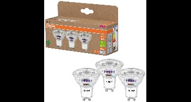 OSRAM HOMELIGHTING 4099854277924 LED-reflectorlamp-lamp Energielabel A (A - G) GU10 Reflector 2.5 W = 50 W Neutraalwit (Ø x h) 50 mm x 50 mm 3 stuk(s)