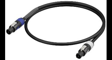 Neutrik 1036406 Aansluitkabel Stroom Zwart 2 m