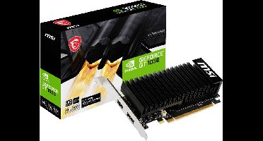 MSI Nvidia GeForce GT1030 Videokaart 4 GB HDMI, DisplayPort Overclocked, Low Profile