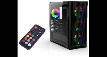 INCA EMG-15XB Midi-tower PC-behuizing Zwart