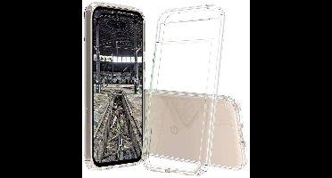 JT Berlin Pankow Clear Backcover Google Pixel 8a Transparant Stootbestendig