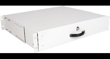 ROLINE 19-inch toetsenbordlade 2 U, 400mm diep afsluitbaar grijs