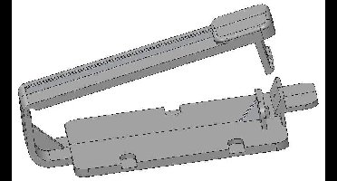 N & L Kabelhalter Bevestigingsclip Zelfklevend 555ST Halogeenvrij, UV-stabiel Lichtgrijs 100 stuk(s)