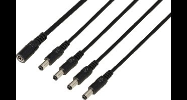 TRU COMPONENTS DC-connector Bus - Stekker 5.5 mm 2.1 mm 41.2 cm 1 stuk(s)