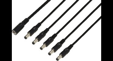 TRU COMPONENTS DC-connector Bus - Stekker 5.5 mm 2.1 mm 41.2 cm 1 stuk(s)