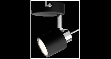 Philips Meranti 8719514465374 Plafondspot GU10 Zwart