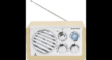Denver TR-63LW Radio AM, FM AUX Hout (licht)