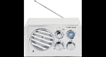 Denver TR-63W Radio AM, FM AUX Wit