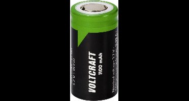 VOLTCRAFT VC-18350 Speciale oplaadbare batterij 18350 Flat-top Lithium 3.7 V 1100 mAh 1 stuk(s)