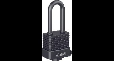 Basi 6151-5000 Hangslot 59 mm Verschillend sluitend Zwart Sleutelslot