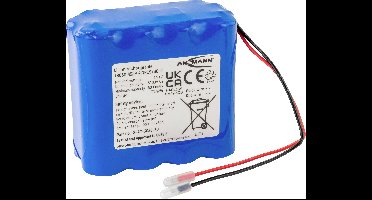 Ansmann 4S2P Accupack Aantal cellen: 8 Batterijgrootte: 18650 Kabel Li-ion 14.4 V 5100 mAh