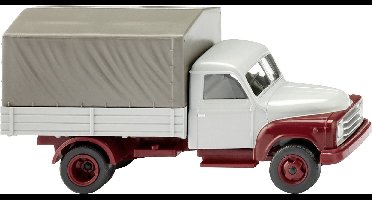 Wiking 034504 H0 Vrachtwagen Hanomag L 28 laadbak - venstergrijs
