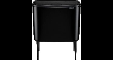 brabantia Bo Touch Bin 31 62 03 Afvalbak 34 l Staal (l x b x h) 312 x 540 x 680 mm Zwart 1 stuk(s)