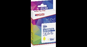 Edding Inktcartridge vervangt Brother LC-3219XLY Compatibel Geel EDD-586 18-586-01