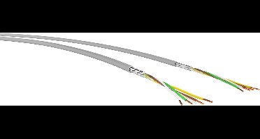 VER LIYCY-OB 4x 0,5 Ri. 50 Datakabel LIYCY-OB 4 x 0.5 mm² Grijs 50 m