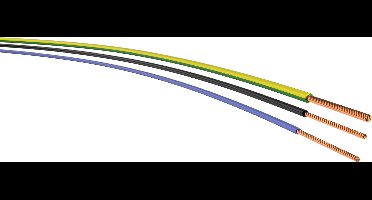 VER H07V-K 6 dbl Eca Ri100 Leidingdraad H07V-K 1 x 6 mm² Donkerblauw 100 m