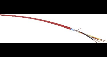 VER BMKJYSTY 2x2x0,8Eca Ri100 Datakabel BMKJYSTY 2 x 2 x 0.8 mm² Rood 100 m