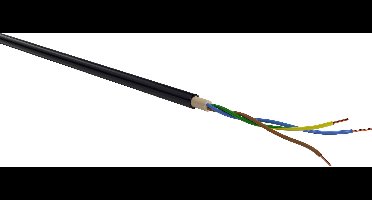 VER NYY-J 3x 2,5RE Eca Ri.50 Krachtoverbrenging NYY-J 3 x 2.50 mm² Zwart 50 m