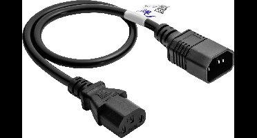 Akyga Stroom Aansluitkabel 0.5 m Zwart