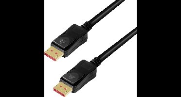 LogiLink DisplayPort AV Aansluitkabel [1x DisplayPort - 1x DisplayPort] 10 m Zwart